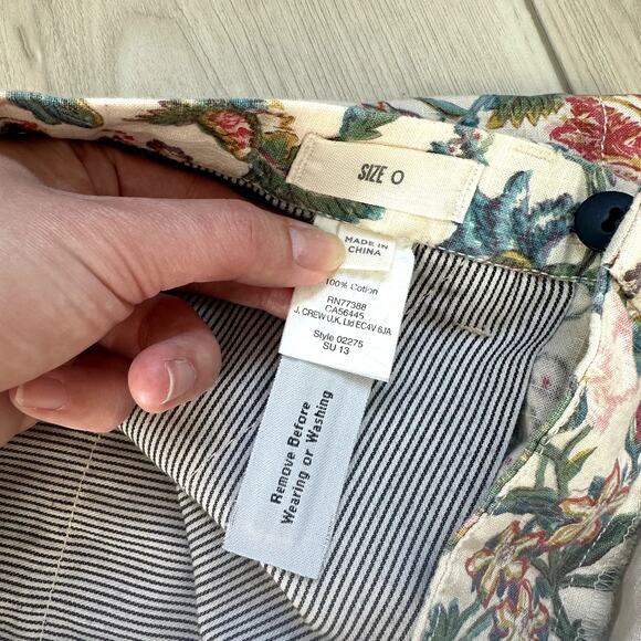 Madewell garden floral cotton lightweight shorts 0 - Picture 4 of 5